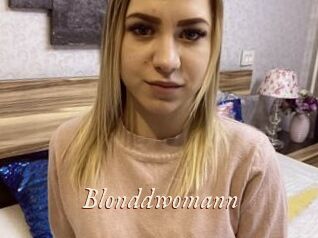 Blonddwomann