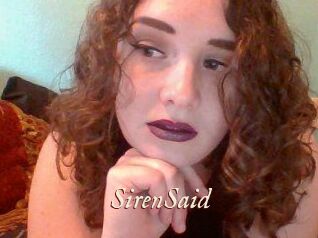 SirenSaid